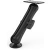 OkeMeeo Supporto per ecoscandaglio in alluminio, compatibile con Humminbird Helix serie 5/7, braccio regolabile da 9,3, supporto a sfera regolabile elettronico marino da 3,8 cm
