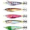 Generisch 9,6 g di gamberetti, esche Glow Jigs, amo | 9,6 g di esche artificiali dure per pesca in acqua salata, amo per calamari, jigs, gamberetti,