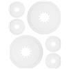 Uonlytech 6 Pezzi Copertura Protettiva per Ruota Libera Bici in Abs 5, 31 Pollici