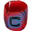 PATIKIL Capitano Fascia Braccio, Lettera C Elastico Braccio Fascia per Calcio Squadra Allenamento, Rosso