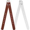 FESTFENDS 2 Paia Cinghiette per Portabici, Accessori per Bici, Regolabili | Pelle Artificiale, Fissaggio Solido, per Cestino Anteriore, Decor Bici