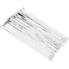 GMZQSN 40 raggi in acciaio inox 14G - 181-230 mm argenteo per riparazione ruote di mountain bike e bici da strada con capezzoli (210 mm)