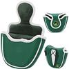 Agatige Putter Head Covers,Mallet Putter Headcover, With Circle Embroidery Premium Magnetic Closure Half Round for Golf Headcover Magnetic Applies for Odyssey Puttercovers