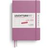 LEUCHTTURM1917 372628 - Agenda settimanale medio (A5) 2026, 18 mesi 07.2025-12.2026, copertina rigida, rosa Dusty