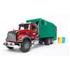 BRUDER 02812-SCALA 1:16-CAMION DEI RIFIUTI MACK GRANITE-NUOVO-SIGILLATO