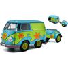 Solido SL1810904 VOLKSWAGEN T1 VAN KOOL COMBI "GHOSTHUNTERS" WITH TRAILER 1950-2024 1:1