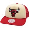 Mitchell & Ness NBA Vintage Block Trucker Cap Chicago Bulls Crema/Rosso