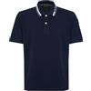 Blauer Polo con Ricamo sul Colletto Ransom
