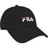 FILA Bangil Cappellino da Baseball, Nero, Taglia Unica Unisex-Adulto