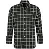 YOSUWOAI Camicia da uomo a quadri, vestibilità normale, a maniche lunghe, a quadri, casual, a quadretti, slim fit, business, da uomo, a maniche lunghe, Z01 Nero, M