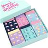 Nurse is Love Set da 6 pz. Calzini Donna Divertenti - Calze Lunghi Fantasia Infermiere, OSS, Medici In Cotone, Usa con Scarpe Infermiera & Zoccoli Sanitari | Accessori, Regali per Infermiera