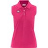 Kappa - Polo, Donna, Viola, Cotone, Sportivo, Logo Tennis Wws Slim, Taglia: XL
