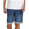 Timezone StevieTZ, pantaloncini corti da uomo, elasticizzati, slim fit, pantaloncini corti da bermuda estivi, denim, tinta unita, blu, 30, 31, 32, 33, 34, 36, 38, 40