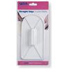 PME ES75 Spatola Smoother per Lisciare Torte, Plastica, Bianco, 8 x 5 x 16 cm