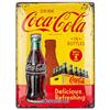 Nostalgic-Art Cartello Coca Cola Design Retro per Decorazione 40 x 30 | original Coca-Cola license product (OLP), in metallo, design vintage, Idea regalo per fan di Coca-Cola