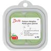 Dritz Pesi Modello 4 ct, Acciaio, Blu, 4 Pezzi