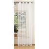 Gardinenbox Tenda a rete con occhielli, tinta unita, trasparente, 1 pezzo, 245 x 140 cm, bianco, 203522, poliestere, 245 x 140 cm