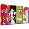 Cuadros Camara Quadri Camara Poster Fotografico Beatles, John Lennon, Paul Mccartney Dimensione totale: 131 x 62 cm XXL, Multicolore