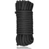 SuperLove Soft Cotton Bondage Rope Black 10m