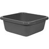 Curver - Bacinella Rettangolare di plastica, Colore: Antracite, Dimensioni: 40 x 40 x 15 cm 15 L, 01833-308-00