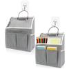 Zyluniy Organizer da appendere, 2 pezzi, organizer da appendere alla parete, impermeabile, pieghevole, organizer da appendere con scomparti per camera da letto, ufficio, bagno, cucina, campeggio