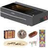 xTool P2S 55W Incisione Laser CO2, Taglio laser da tavolo intelligente | 16 MP Doppia Fotocamera Intelligente, Incisione su Superfici Curve, Legno e Metallo, Acrilico, Vetro, Tessuto, Pelle