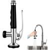 YEITBY Profi Gastro - Doccetta universale in ottone, per doccetta, a risparmio acqua, valvola in ceramica, ugelli in gomma, per cucine commerciali, ristoranti, hotel e casa