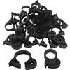 Cionyce TUOHAI002401131224 - Confezione da 30 fascette stringitubo in plastica con impugnatura a scatto, 12,3-14 mm, doppia presa (1,3 cm), fascette stringitubo in nylon