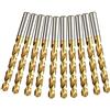 Kutlu Deutschland GmbH 10 pezzi HSS-TiN punte elicoidale per metallo DIN 338N Ø 4,3 mm