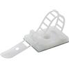 TRU COMPONENTS WCT-85 - Base di fissaggio autoadesiva, avvitabile 541211 Intervallo di diametro del fascio 22 mm (max) con attacco naturale 25 pezzi