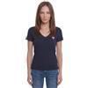 Guess Mini Triangle - T-Shirt Donna Scollo a V