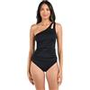 La Blanca Costume da Bagno Tankini One Shoulder Keyhole Parte Superiore del Bikini Donna