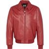 Schott NYC GIACCA CASUAL IN PELLE ZIPPE CON BORDO COTE SCHOTT