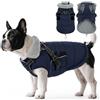 ASENKU Cappotto Cane Taglia Media-Grande L, Impermeabile e Antivento | Giacca Invernale Antivento e Riflettente con Pettorina Integrata, Addome protetto, Cappottino Cane Per Border Collie e Beagle