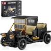 Mould King Vintage Oldtimer 10261 - Modellino di auto d'epoca, 1290 pezzi, 9 in 1, giocattolo da costruzione per adulti e dai 14 anni in su