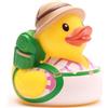 Duckshop I papera da bagno escursionista I cigolii, L 8,5 cm, regalo per gli amanti della natura, presente per collezionisti