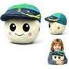 eleqwywdyq Peluche Rise, Peluche a Forma di Pianeta, Peluches Artemis 2, Indicatore di Gravità Artemis II, Peluches Adatti a Bambini e Adulti