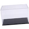 Kodxylytix Vetrina acrilica trasparente da controsoffitto Box Cube per bambole miniature figurine medie 30*10*15 cm