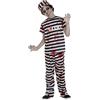 Funidelia Costume da prigioniero zombie per bambino, Include pantaloni, maglietta e cappello, Taglia 3-4 anni, Morto Vivente - Completo per bambini per feste, Carnevale e Halloween