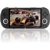 Coaptop TRIMUI Smart Pro - Console da gioco portatile, batteria da 5000 mAh, 64 GB, memoria interna da 10.000 giochi, sistema Linux, schermo IPS HD da 5 pollici, design RGB Dual Joystick (nero, 64 g)