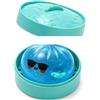 Generico Giocattolo Squishy Dumpling Squalo Glitter, Mini Bun Con Vaporiera