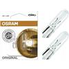 OSRAM Original 12V lampada ausiliaria alogena 2721-02B in Blister doppio, bianco