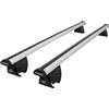 Farad Barre portatutto Alu in alluminio della Farad con kit hilo compatibile con SUZUKI SX4 S-CROSS 5 porte anno dal 2013 in poi con corrimano basso (railing integrati)
