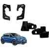 Generico Kit Supporti Cappelliera Compatibile con Fiat 500X (Tutti Gli Anni) - Coppia Ganci + Gommini Rinforzati per Mensola Baule