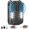 PUTINEI Dissuasore Anti Martora per Auto con Flash,Ultrasuoni per Topi,Repellente Topi per Auto,con Batteria Auto 12V, Batteria AA o USB-C,Protezione Antiroditori per Motore Garage Auto Soffitta