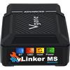 vLinker MS Multiecuscan Bluetooth Adattatore OBD II Scanner Lettore di Codici Auto Strumento di Diagnosi Motore Auto per iOS & Android Windows