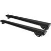 Farad Barre portatutto Aerodynamic Black in alluminio della Farad con kit compatibile con BMW X3 - G01 5 porte dal 2018-2024 con corrimano basso (railing integrati)