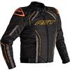 RST S-1 Giacca tessile moto, nero/grigio/arancione, XL