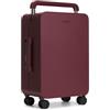 TUPLUS Valigia da viaggio rigida in ABS leggero da 50,8 cm, con maniglia larga, ruote girevoli TSA, serratura a combinazione TSA, serie Balance 2.0, Rosso mirtillo rosso, Checked 24'', Moderno e