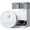 ECOVACS DEEBOT T30e OMNI Robot aspirapolvere lavapavimenti, 25.000 Pa, ZeroTangle 3.0, spazzola later. ARClean, spazzola princip. tripla V, stazione OMNI svuot. automatico, asciugatura a 45 °C, bianco
